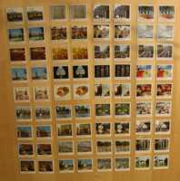 36 pairs of cardboard tiles with scenes of Ulm