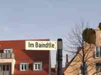 Im Baindtle street sign