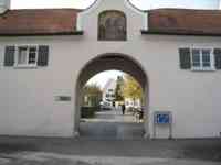 Gateway into courtyard