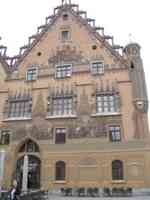 Rathaus with mural