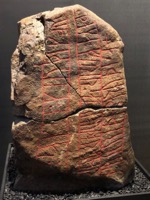 Runes in archeological museum