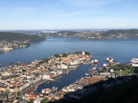 Bergen from Mount Fløyen