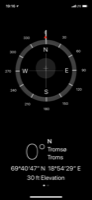 Compass with coordinates