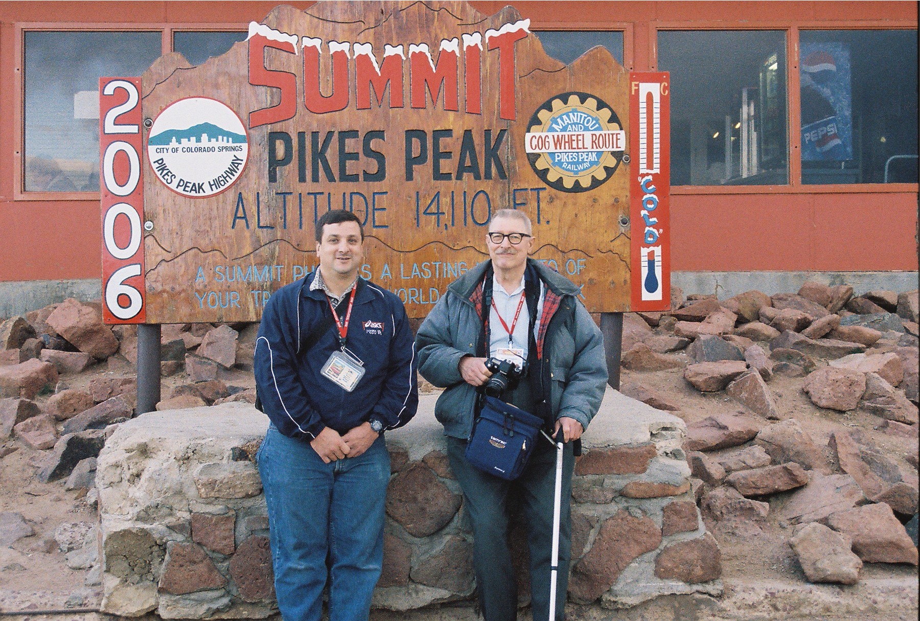 Alex and Dad at Pikes Peak