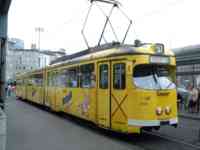 Yellow streetcar