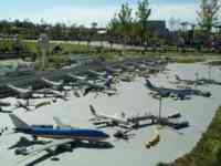 Munich airport made of Lego pieces