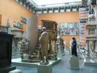 Room full of apparent sculptures and architecture