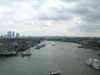 View east from Tower Bridge