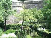 Garden in former moat