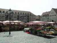 Market in town square