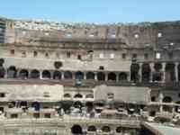 Wide view of Colosseum seating area