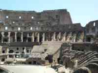 View of Colosseum seating area