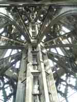 Stairwell structure inside spire