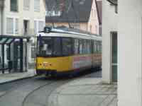 An Ulm streetcar
