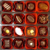 Box of Chuao chocolates