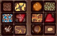 12 chocolates of Robin Chocolates