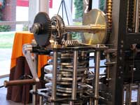 Crank that drives the Difference Engine