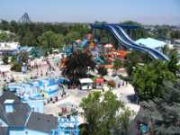 View of Great American park from a height