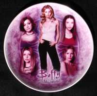 Collector plate showing Buffy, Willow, Dawn, Tara, and Anya
