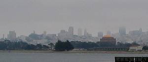 San Francisco seen from near Golden Gate Bridge