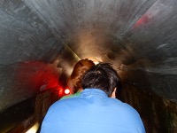 Exiting salt mine
