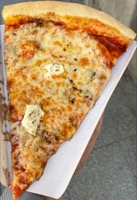 Four cheese pizza from Carpasso