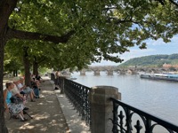 Along the Vltava