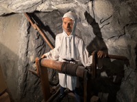 Display in mine museum