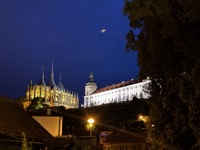 St. Barbara’s Cathedral and GASK at night