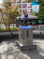Statue of dog Hachi