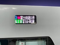 Fuji train sign