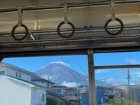 Mount Fuji from train