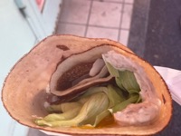 Santa Monica Crepes: Tuna mayo cheese crêpe