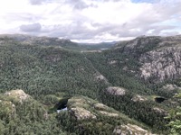 From the Preikestolen hike