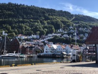 Looking back up Mount Trøyen