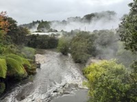 River at the entrance