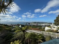 View from top end of cable car