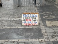 Protest sign