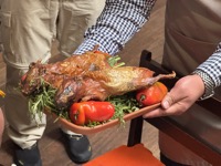 Lunch at Pachapapa: Guinea pig